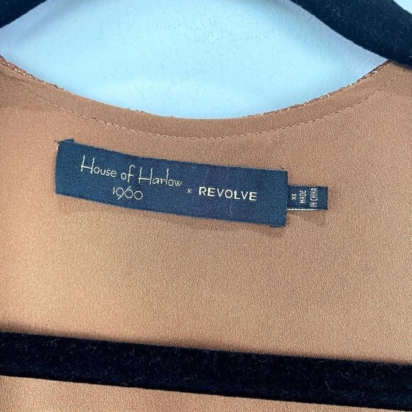 House of Harlow 1960 x REVOLVE Jodie Jacket Bronze XS - Picture 2 of 10